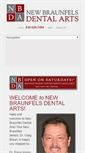 Mobile Screenshot of newbraunfelsdentalarts.com